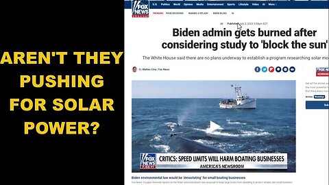 Biden Administration Considered Study Blocking The Sun