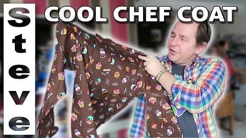 CAVEMEN CHEF COAT - BUYING a CHEF COAT in SCICLI - Touring Europe 14