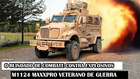 O Blindado De Combate Contra Explosivos M1124 MaxxPro Veterano De Guerra