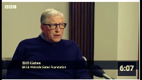 Sir Bill Gates is asked scripted questions on his own TV Network the BBC