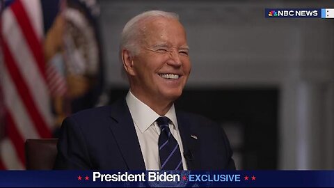 President Joe Biden interviewed with Lester Holt