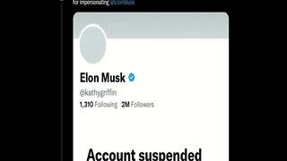 Elon Musk bans Kathy Griffith for impersonation