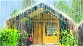 Rain Sounds For Sleeping - 99% Instantly Fall Asleep With Rain And Thunder Sound At Night - 11 Hours
