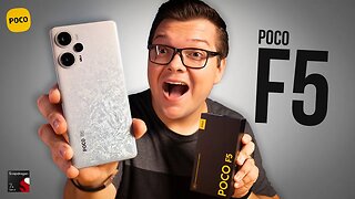 O NOVO REI! POCO F5 CHEGOU com TUDO! Unboxing