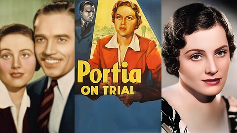 PORTIA ON TRIAL (1937) Walter Abel, Frieda Enescort & Neil Hamilton | Crime, Drama | B&W