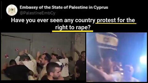 Israelis are protesting for the "Right To Rape" Palestinian Children, Women, Men & Prisoners! ✡️