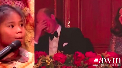 Little Girl Asks Prince William A Question, His Reaction Has Him Red As A Lobster