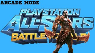 Full Arcade Mode Run With Kratos | PlayStation All-Stars Battle Royale