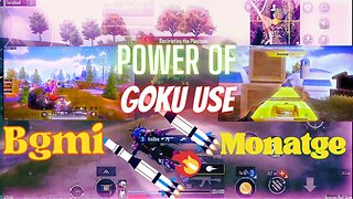 POWER OF GOKU USE BGMI MONTAGE aese karte hai power use #bgmi #bgmimontage