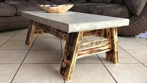 DIY Concrete Coffee Table | How to