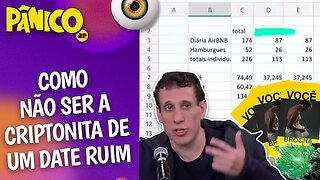 PLANILHA DE EXCEL COM GASTOS DO 1º ENCONTRO É PIOR QUE BROCHAR NA HORA H? SAMY DANA COMENTA