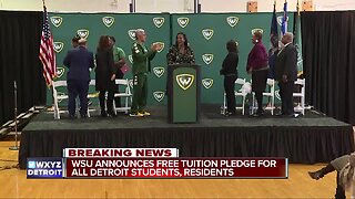 Wayne State giving free college tuition to all Detroit high school grads, residents