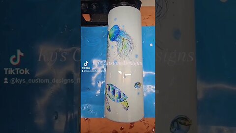 Holo Ocean Life #beach #ocean #customtumblers #stainlesssteel #dog #beachlife #blue #green #surf