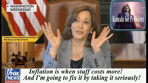 Kamala Takes Inflation Seriously, And That's How She's Going To Fix It !