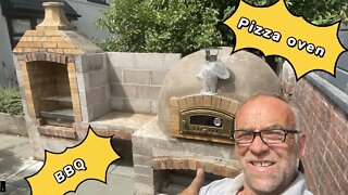 full pizza oven plus bbq build