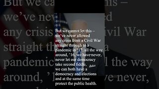 Joe Biden Quote - But we cannot let this...