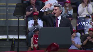 Sen. Cory Gardner speaks at Trump rally in Colorado Springs