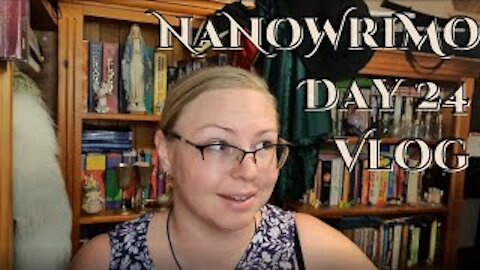 NaNoWriMo Day 24 Vlog