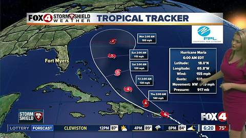 Hurricane Maria - 6am Wednesday update