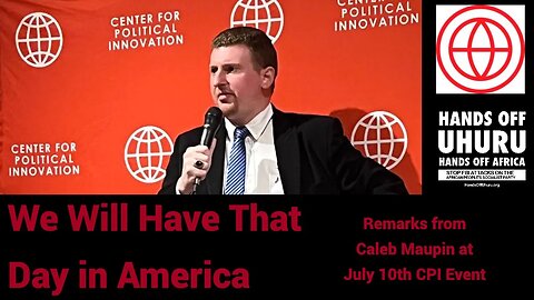 We Will Have That Day in America - Caleb Maupin speaks to CPI July 10th NYC Event