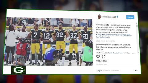 Aaron Rodgers sparks debate with Instagram post