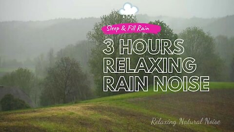 3 HOURS of GENTLE NIGHT RAIN, Rain Sounds to Sleep, Study, Relax, Reduce Stress, help insomnia