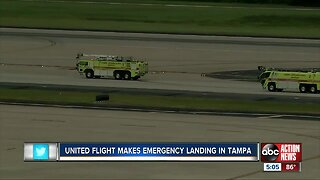 United flight makes emergency landing in Tampa