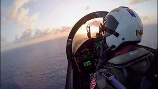 😏 Pinky Recovery - EA-18G Growler Cockpit View - Low Holding to the Spin Pattern to the Overhead