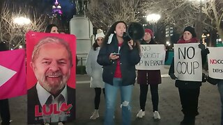 @BrazilDemocracy Rally for Democracy in Brazil hosted by Brazil Democracy, PSL NYC, NYC DSA 1/9/2023