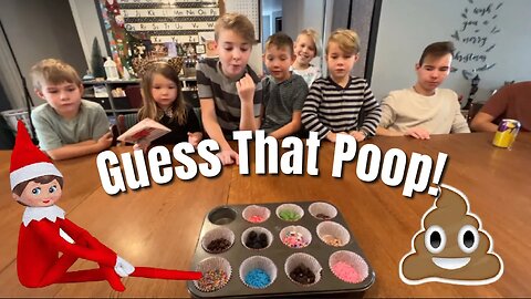 Elf is Back! Guess That Poop 💩 Game | Christmas Vlog