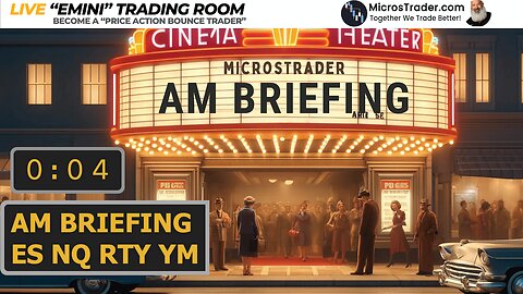 AM Briefing Tue 08/06 | Preparing ES & NQ Traders For Emini Micros Futures Trading Room