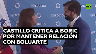 Castillo critica a Boric por mantener relación con Boluarte