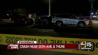Police investigating crash near 35th Avenue and Thunderbird