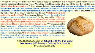 John 6:24–35 The true bread from heaven
