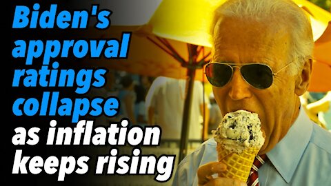 Biden's approval ratings continue to collapse as inflation keeps rising