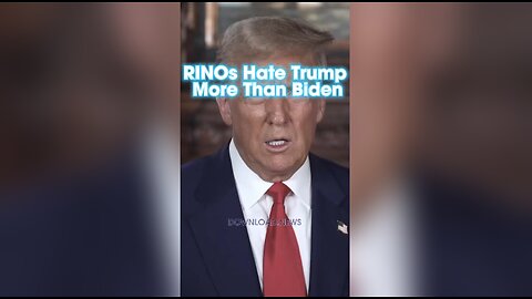 Trump: If The RINOs Went After Obama As Much As They Went After Trump, The RINOs Would Have Won - 10/14/23