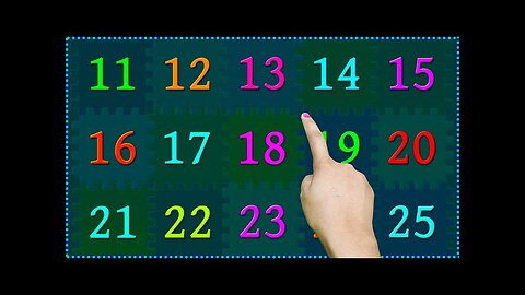 Learn 1 to 50 Numbers | Counting One to Fifty | 1 2 3 4 5
