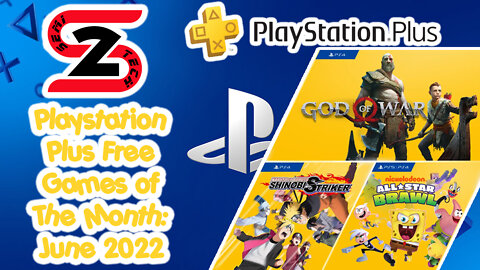 PlayStation Plus Free Games Series: June 2022 - God Of War - Shinobi Striker - All Star Brawl