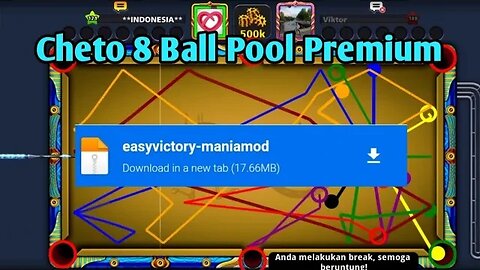 GARIS PANJANG OTOMATIS 8 Ball Pool Mos Update Terbaru No Root Anti Banned