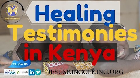 Healing testimonies in the name of Jesus Christ