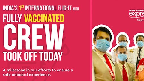 HIGHLIGHTS - India Brags About First Fully Vaxxed Crew