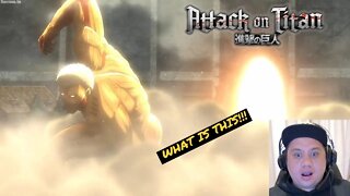 WHO/WHAT IS THIS!!! Attack On Titan Reaction Episode 2