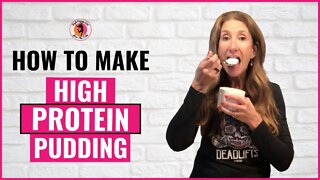 Protein Pudding: 3-ingredient high protein pudding