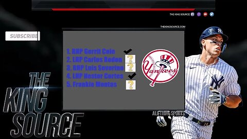 Sports Analysis with THE KING SOURCE: The Yankees Rotation Issues and Options to Fix it