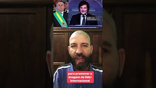 NotíciaJair Bolsonaro presidente da Argentina Javier Milei ￼