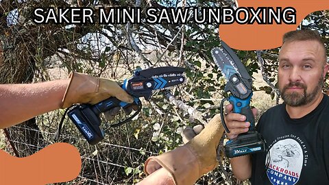 Unboxing the Saker Mini Chainsaw: Ultra-Portable Power for Your Garden!