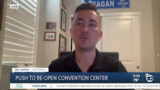 Councilman speaks on push to reopen convention center