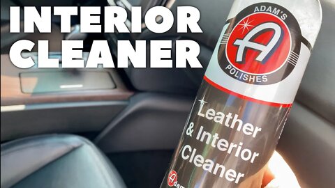 Adam's Polishes Leather & Interior Cleaner Review