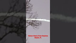 Falcon Heavy from Daytona Beach, FL