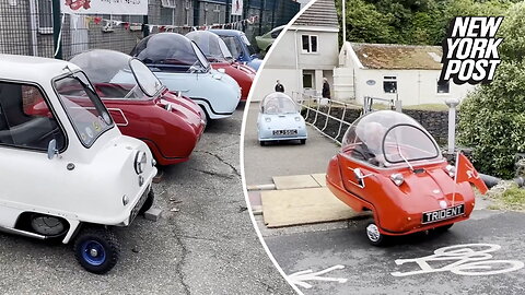 World's smallest cars take over island in Europe